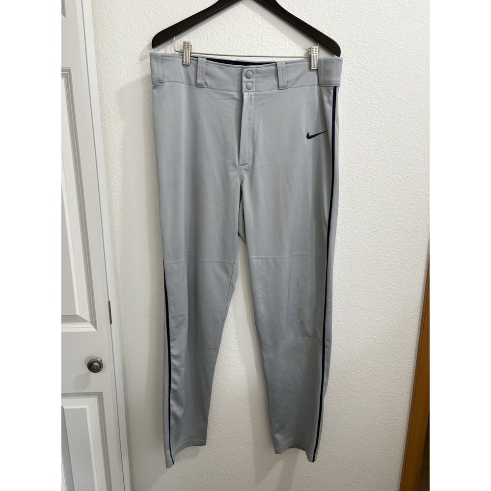 Nike Vapor Elite Baseball Softball Pants Size Large Gray Men's Sport